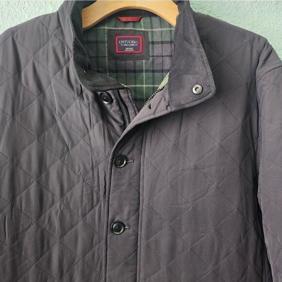 Untuckit Woodcrest XXL quilted Jacket zip up button down side pockets - Picture 11 of 11